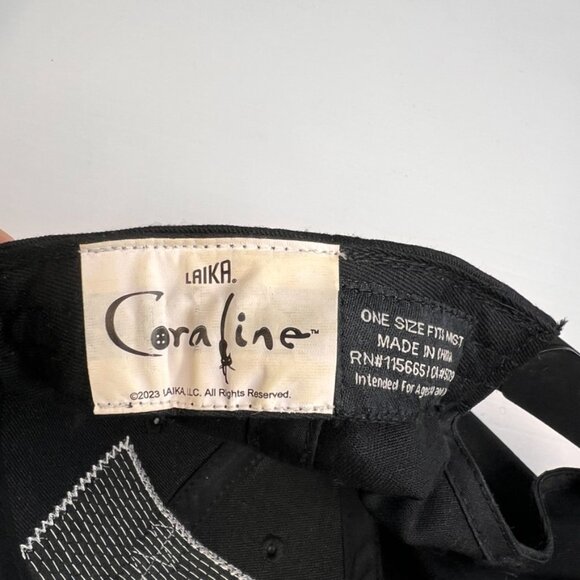 Coraline Hat Women Snap Back Spell Out Patch Wise Brave Tricky Hype Core Cap Ex